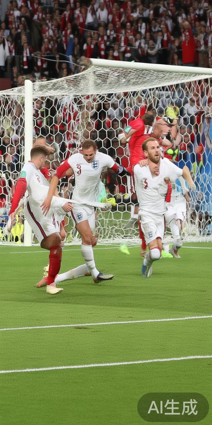 比赛一开始，英格兰队就展现出了积极的进攻态势，通过